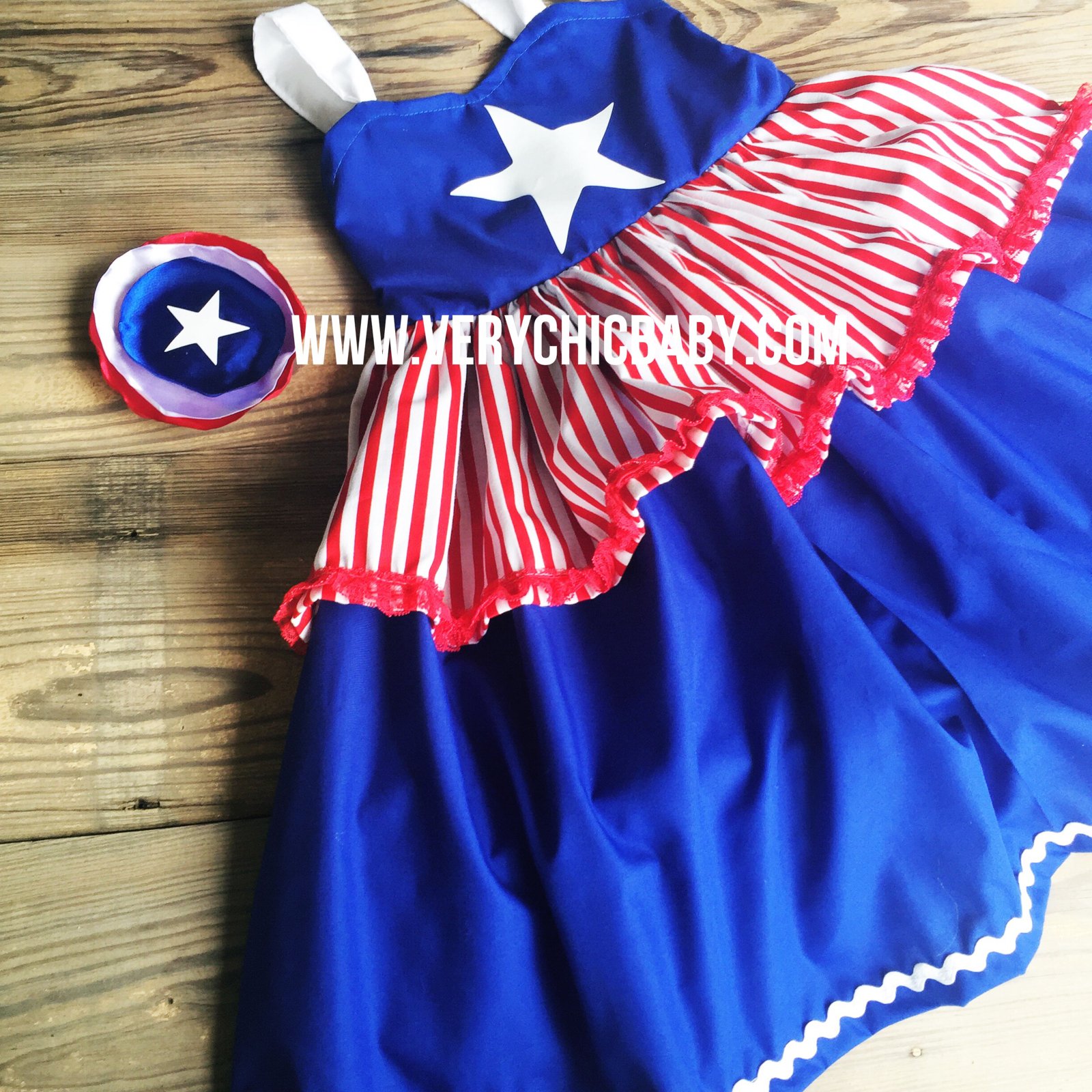 Buy Vritraz Kids Captain America Blue Halloween Fancy Dress Outfit - M  Online at Best Prices in India - JioMart.