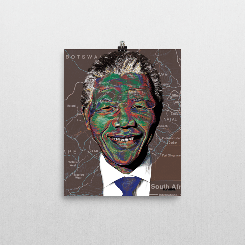 Image of "Mandela 95" 8x10in. Matte Poster