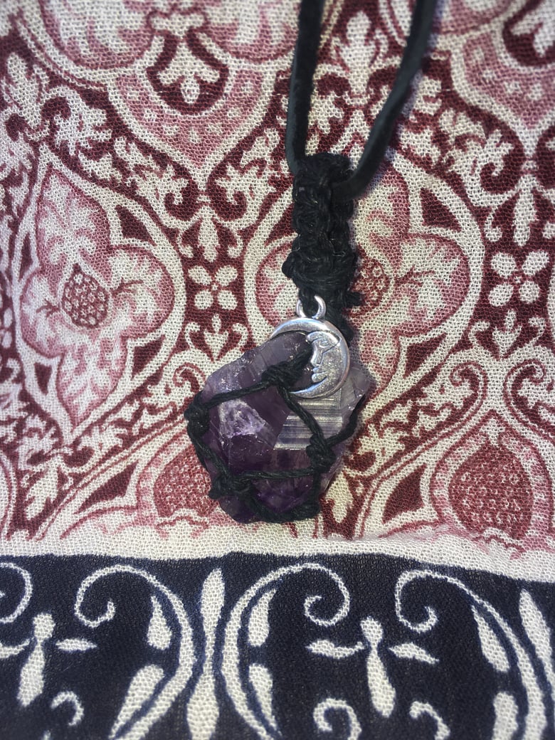 Image of Moon Amethyst Hemp Wrap