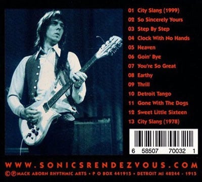 Image of SONIC'S RENDEZVOUS - CITY SLANG (CD)
