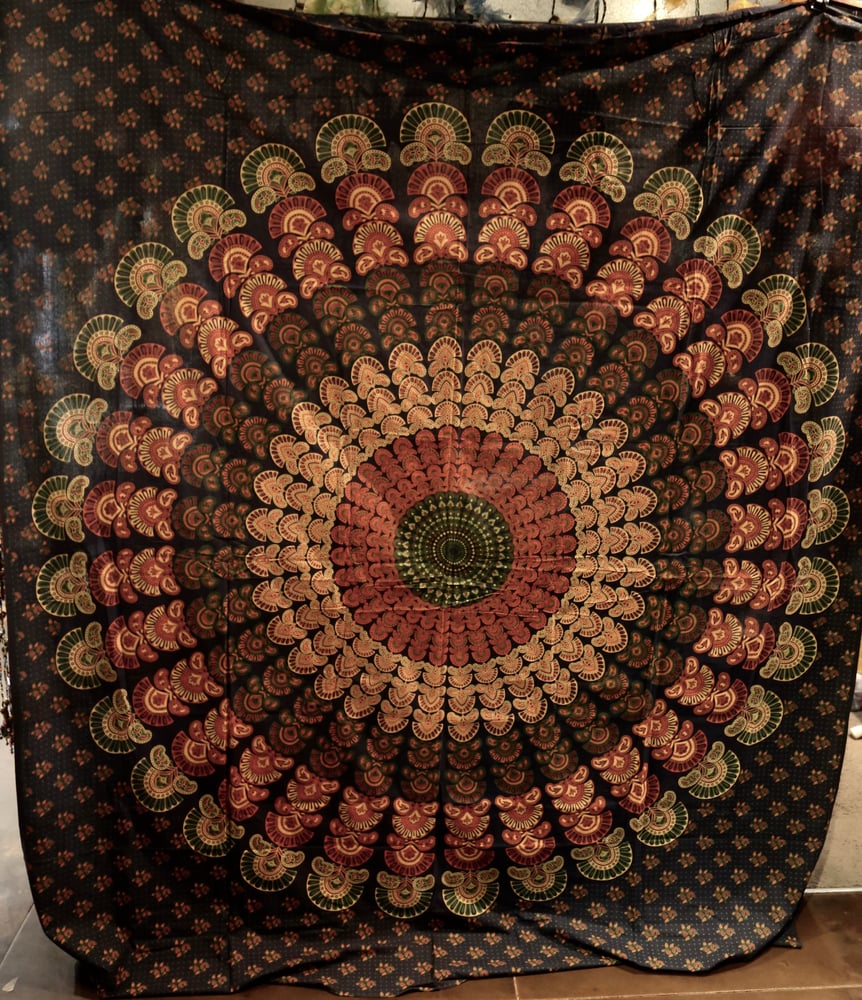 Image of Calming Mandala Tapestry