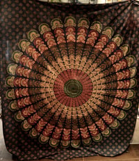 Image 1 of Calming Mandala Tapestry