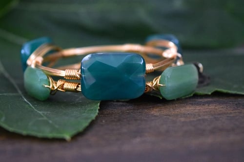 Image of Forest Green Onyx Bangle
