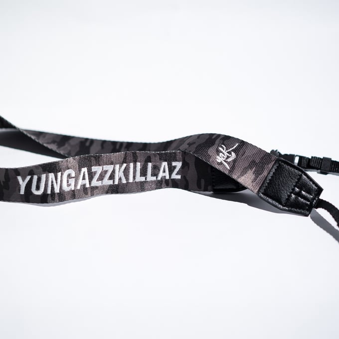 Image of YAK CAMERA SLING STRAP - GREY CAMO