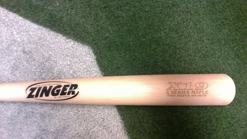 Image of X19 - 3 Bat Pack - All Natural Pro Maple w/ Ink Dot