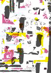 BEAK> Poster - Green Man Festival 2016