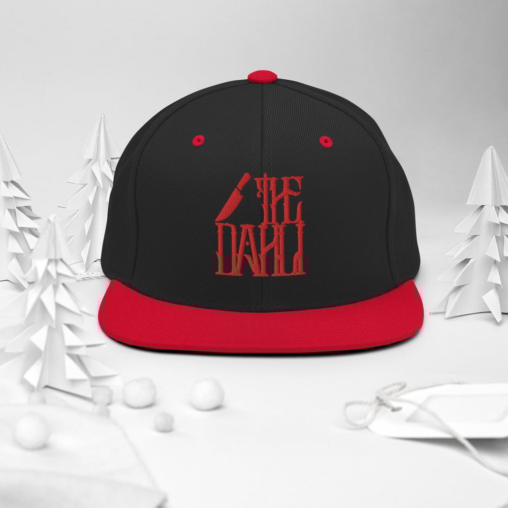 Red Logo Snapback Hat