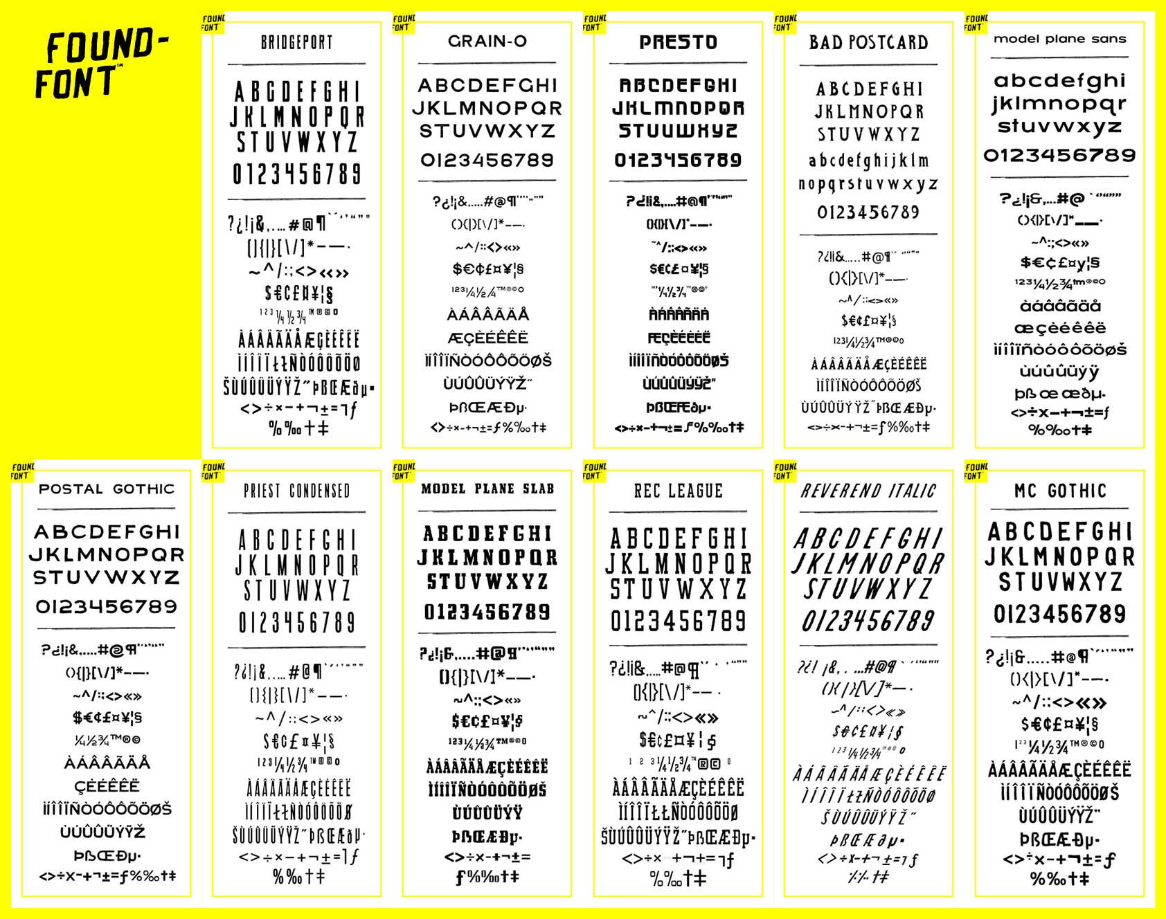 Foundfont Foundfont Box Set