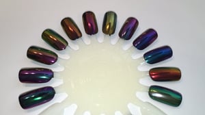 Image of Ultra Chameleon Chromes (DRY PIGMENT FORM) 1, 2, 5 and 10 gr.<p> 13 Colors Available