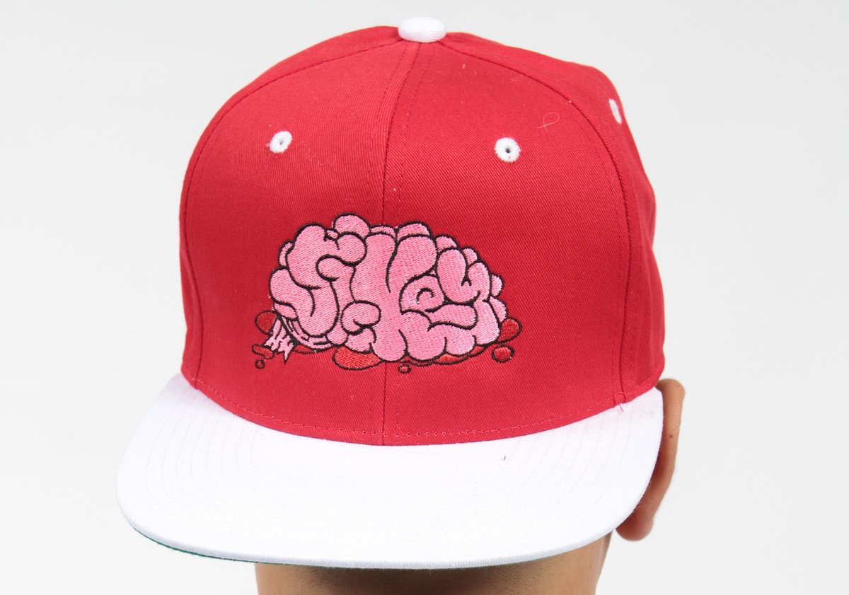 Image of Sikey red & white Snapback