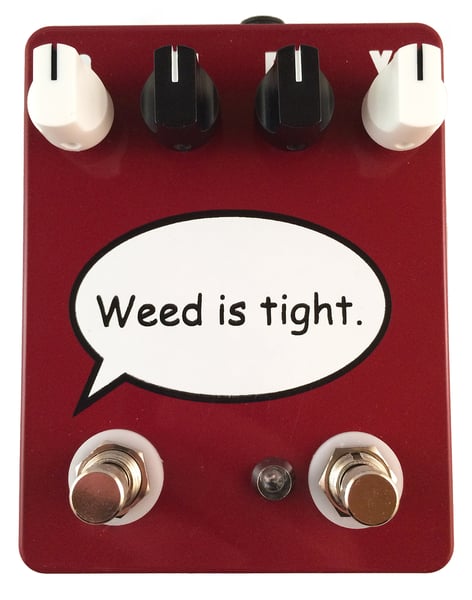 Image of Fuzzrocious "Weed is Tight" Afterlife Reverb CRI benefit pedal