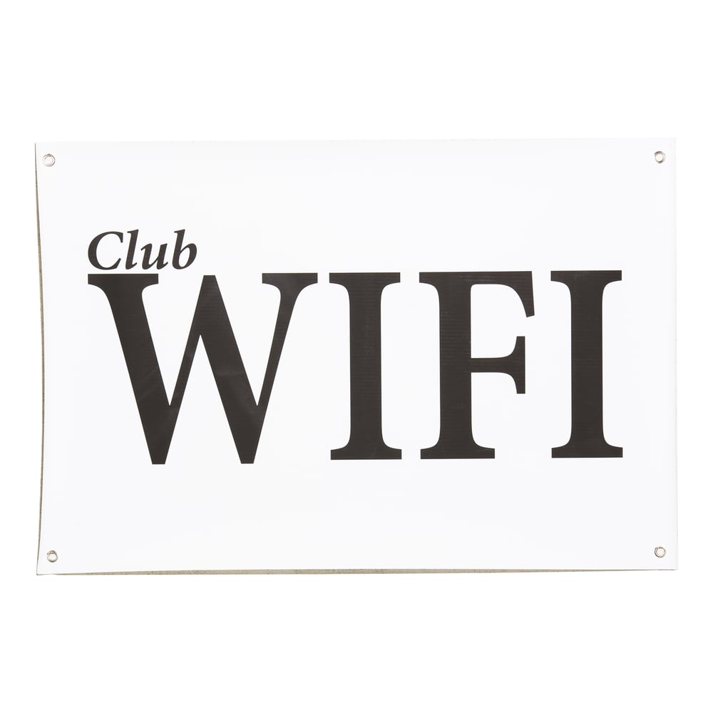 Image of Club Wifi Banner 36" x 24"