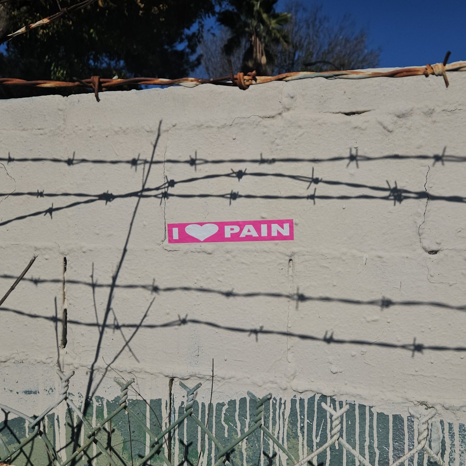 Image of i <3 pain (sticky)