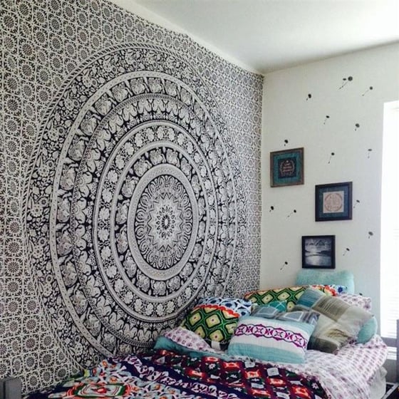 Image of Pearl Mandala Tapestry