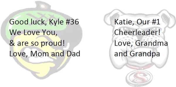Image of “Shout-Outs” for 2016 El Toro Bowl Program