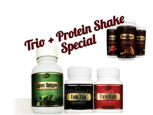 Image of trio and protein shake special