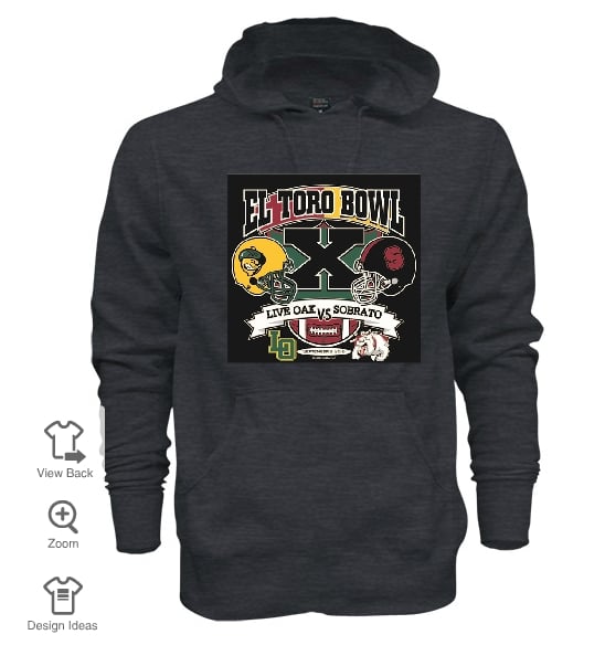 Image of El Toro Bowl Hoodie -- Charcoal
