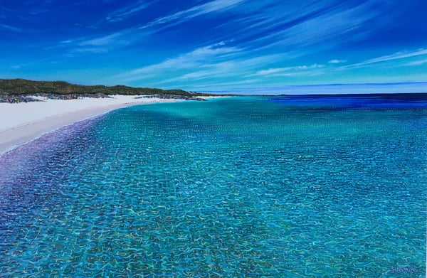 Image of Wispy clouds, Caolas, Tiree giclee print