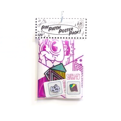 Image of 2 Pin 1 Patch Poster Pack