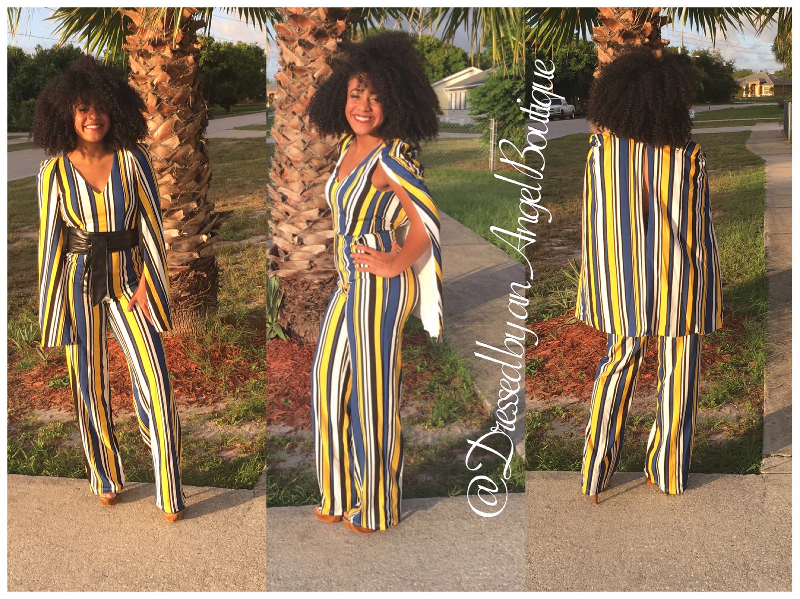 African jumpsuit clearance with cape