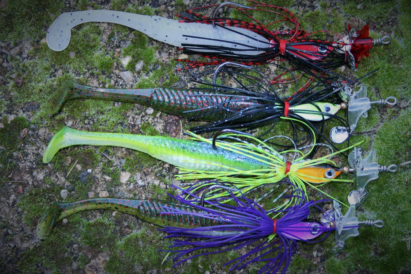 Big Bite Baits B5 Line Thru Swimbait - 5 Inch Paddle Tail With Internal Weight System