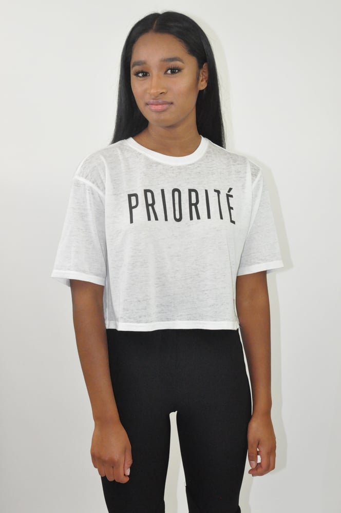 Image of Cropped Loose Tee
