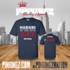 Pinkingz Bowling T-Shirt - Mariano in the 10th! || Navy Blue w/ Red, White, Grey 