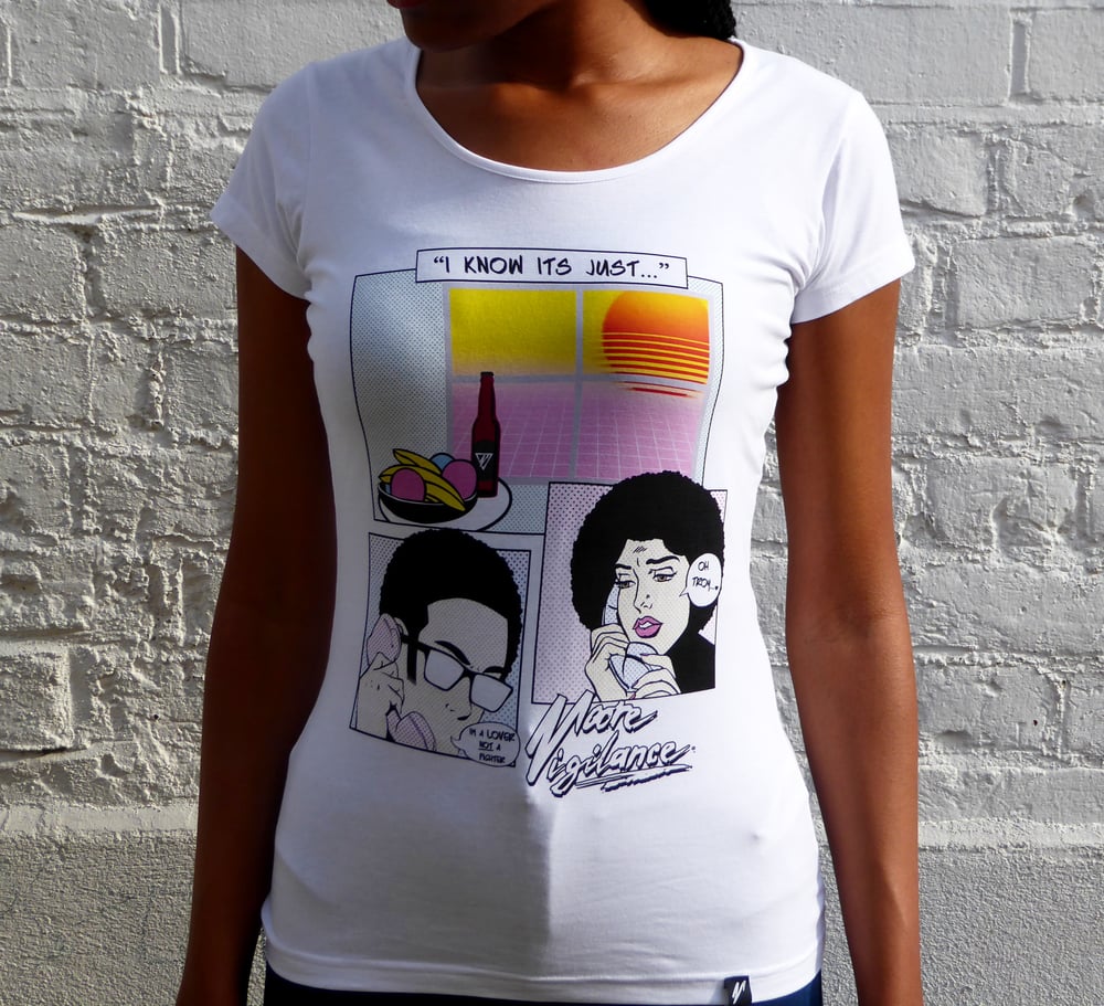 Image of Womens 'Lover not a Fighter!' Tee
