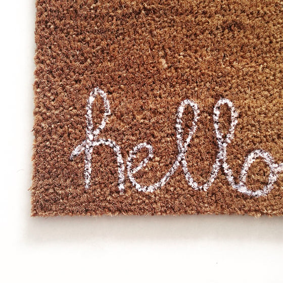 Image of Hello Door Mat