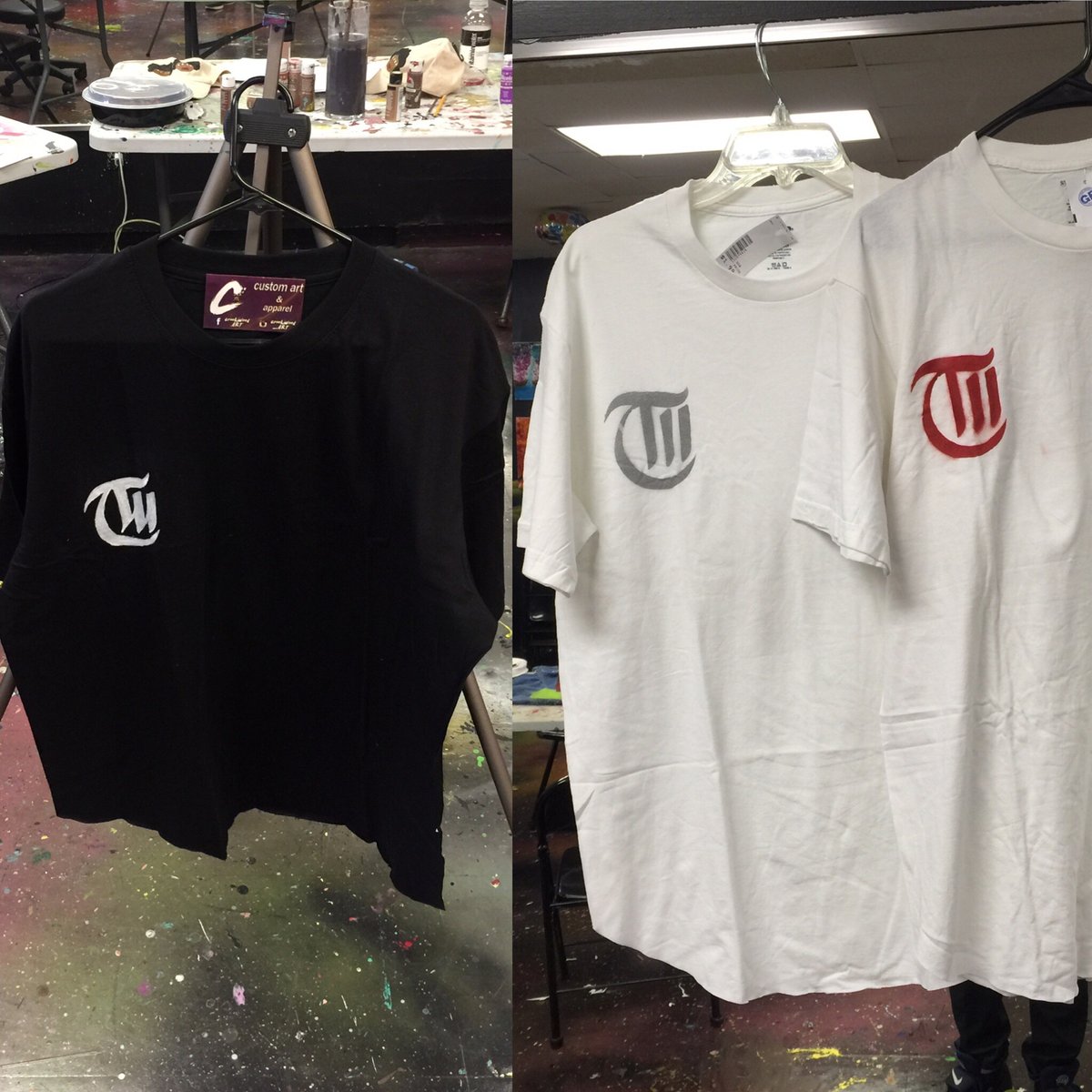 Image of T-shirts base logo