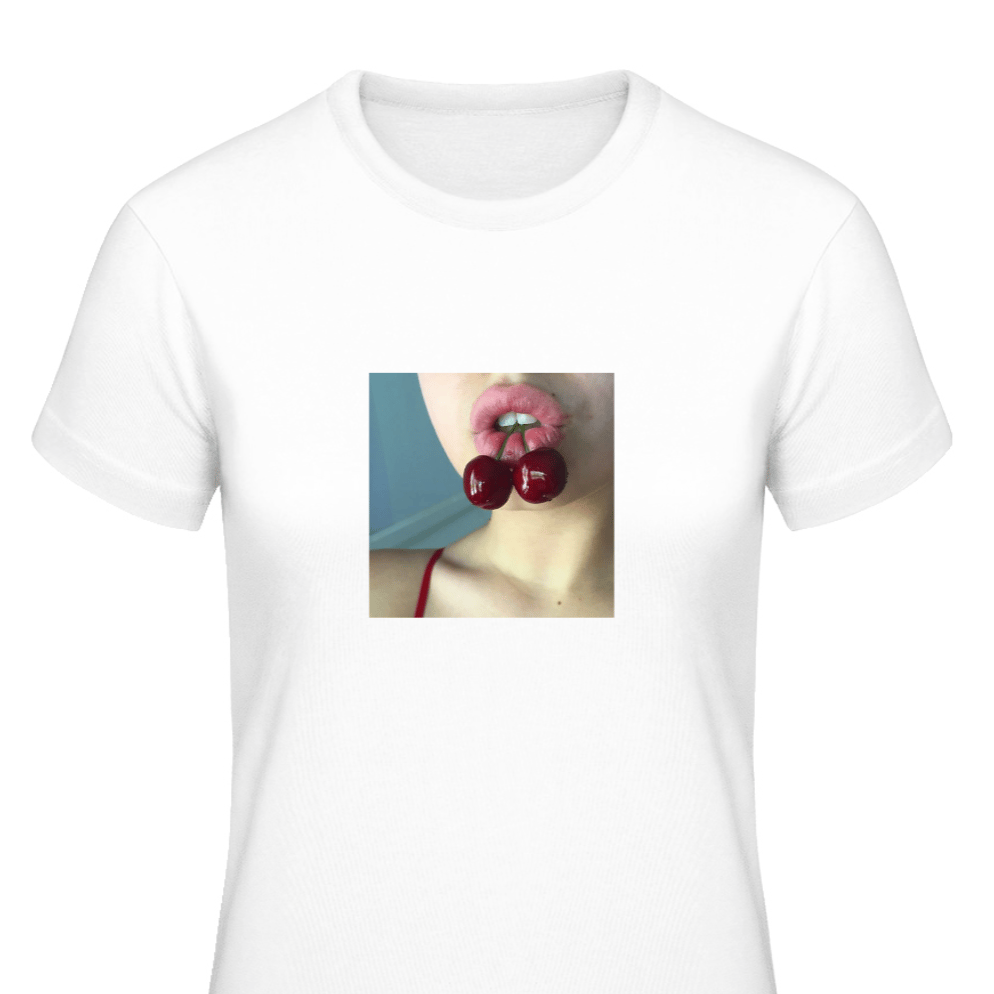 Image of CHERRY LIPS - WHITE