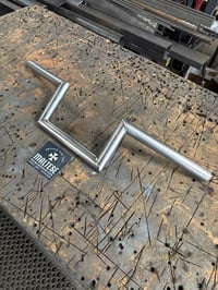 Image 3 of ✠ 4” H Riser Z-Bars - 11g X 1” OD 304 Stainless Steel ✠