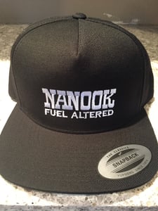 Image of NANOOK FUEL ALTERED SNAPBACK DESIGN BLACK HAT