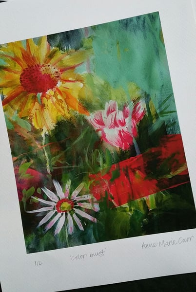 Image of Color burst  - Limited Summer Edition print 8x10"