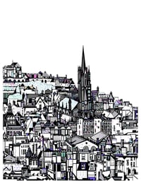 LARGE Edinburgh City Giclee Print