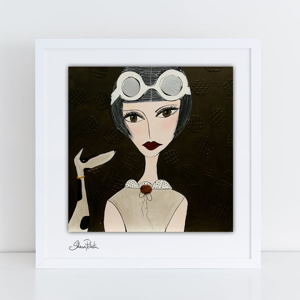 Image of Aviator Audrey PRINT