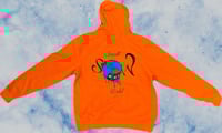 Image 2 of Small World Connect Hoodie Orange