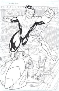 Image of Invincible #32 Pin-Up Art