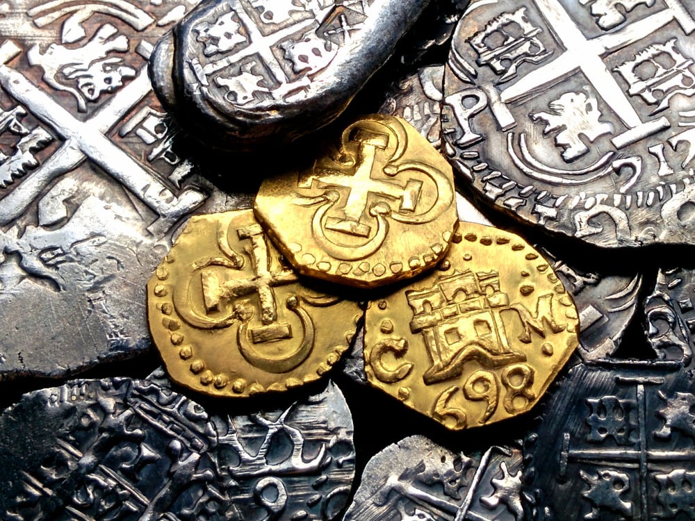 Image of 1/2 Doubloon (1 Escudo Cob), Cuzco Peru, 1698M