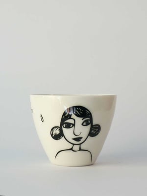 Image of Large cup </br> girl in black
