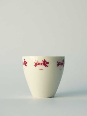 Image of small cup </br> pink dog