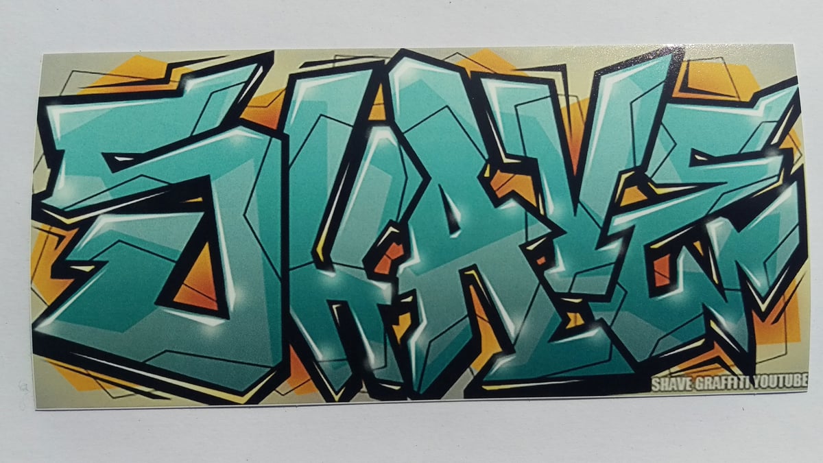 Image of Shave Graffiti Sticker Pack