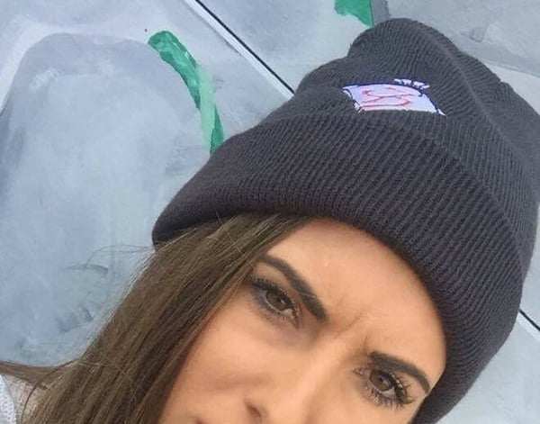 Image of Charcoal Beanie (Heightened Logo Position)