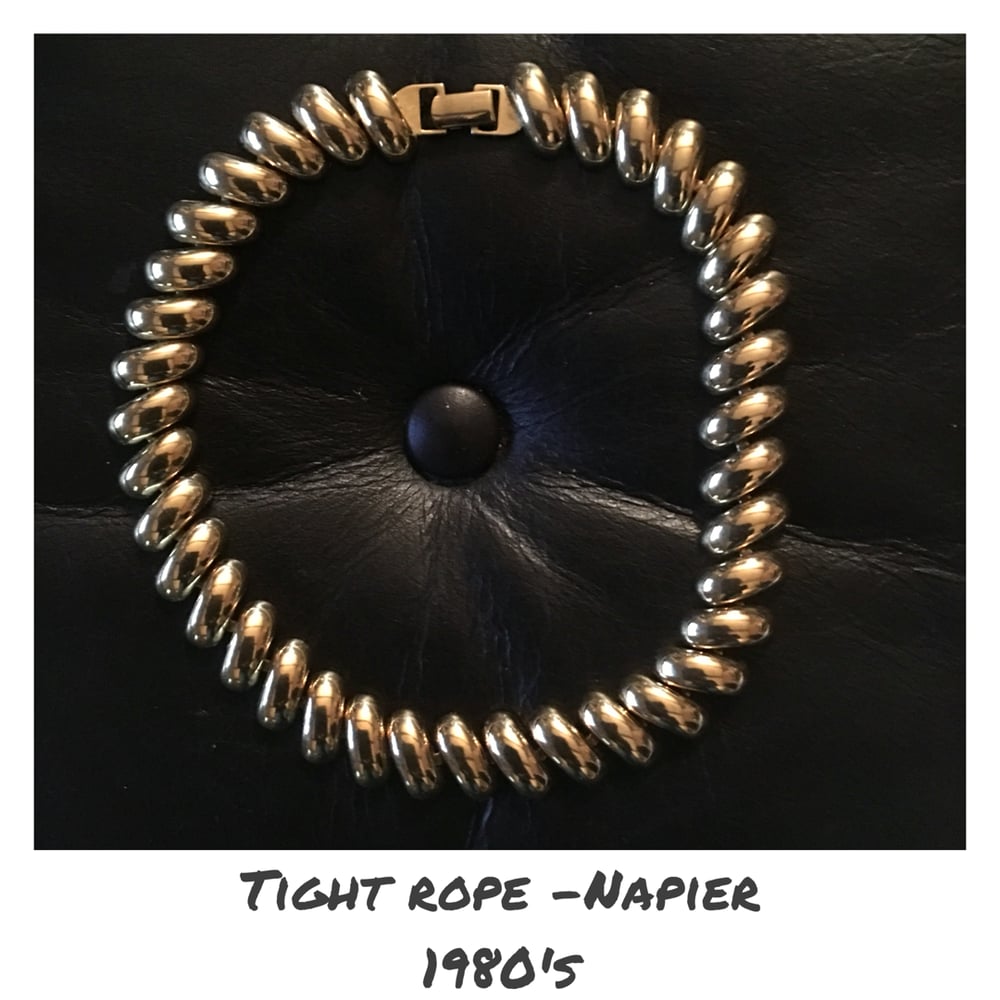 Image of Tight Rope - Napier 1980's Necklace