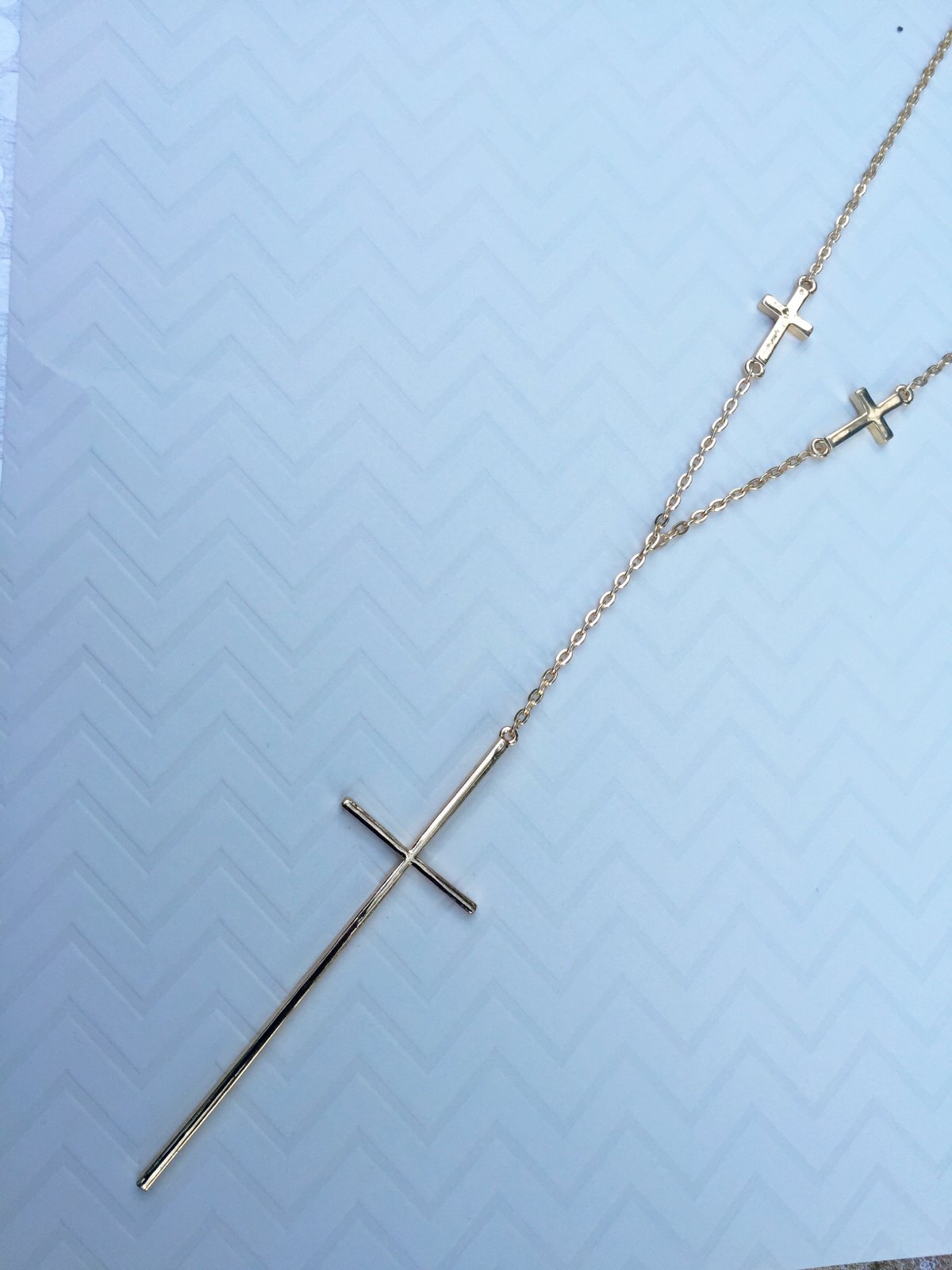 Image of Trinity Cross Necklace