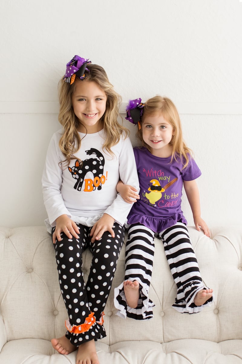 Infantile — Halloween BOO Cat Long Sleeve Shirt and Pants