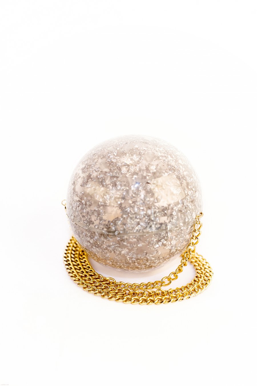 gold sphere clutch