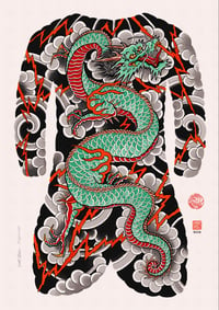 Scott Ellis PRINT - Dragon backpiece