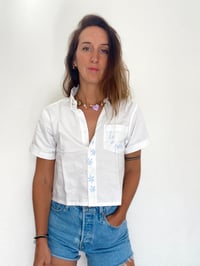 Image 4 of Chemise crop "poem"