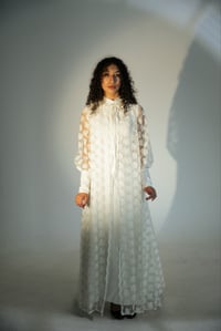 Image 7 of 1970s Lace Hooded Wedding Set